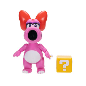 Super Mario Birdo 4-inch figure side view highlighting poseability and character details.