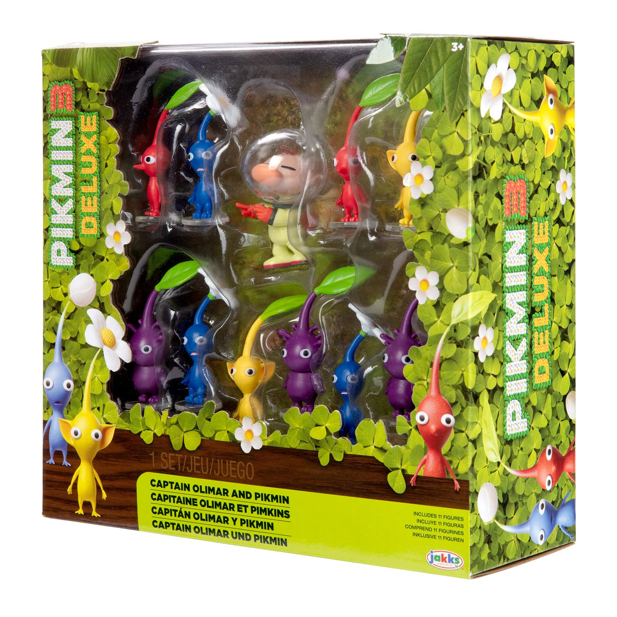 Captain Olimar Pikmin set packaging supports gifting and shelf display.