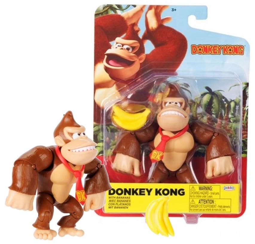 Super Mario Donkey Kong Bananas figure for display and imaginative play