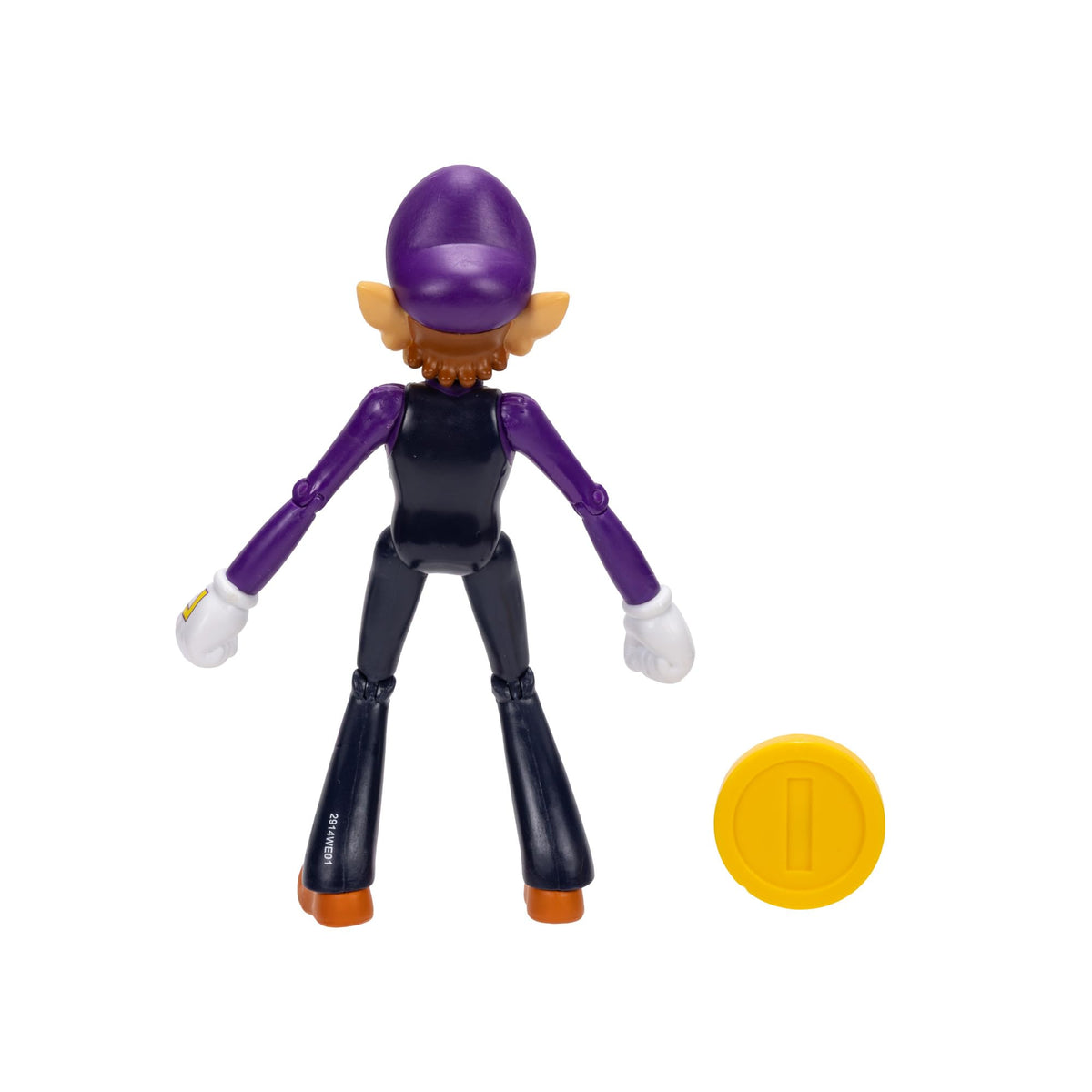 Super Mario Waluigi articulation up to 13 points for dynamic posing.