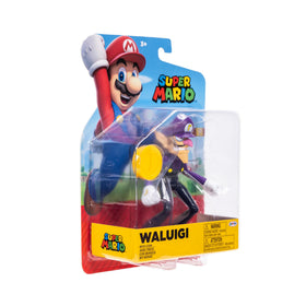 Super Mario Waluigi display-ready pose for diorama setups.