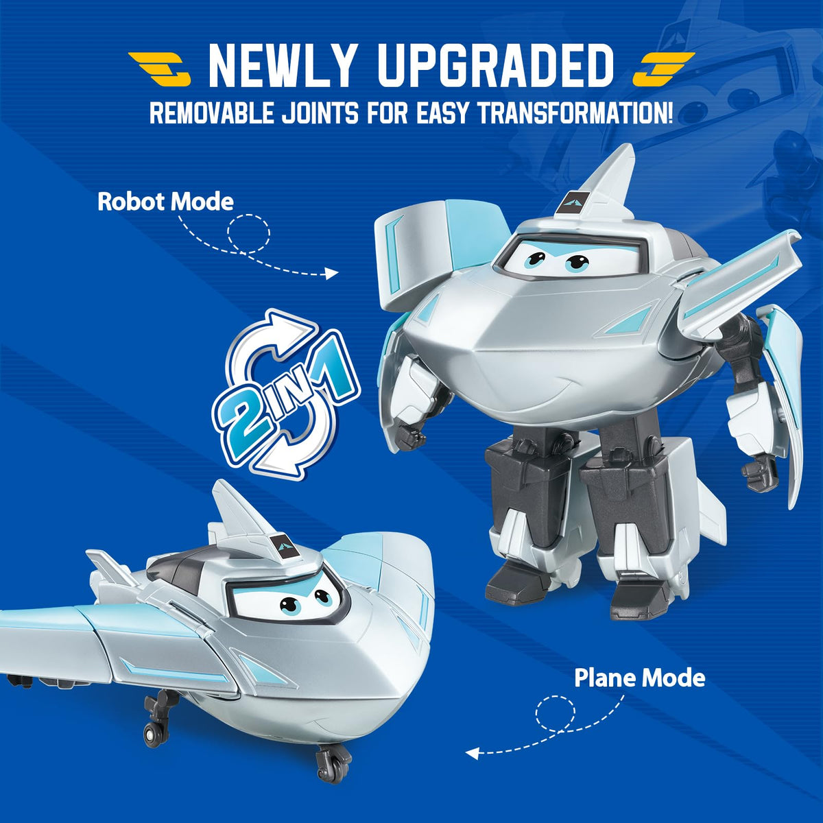 Super Wings 2-in-1 rescue bot shows helicopter to robot conversion for creative storytelling