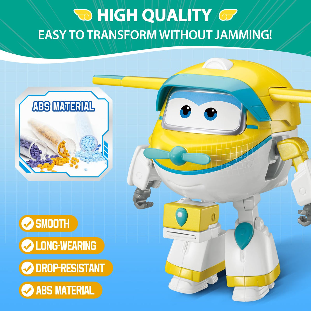 Super Wings dexterity-building toy helps little hands twist and snap with ease.