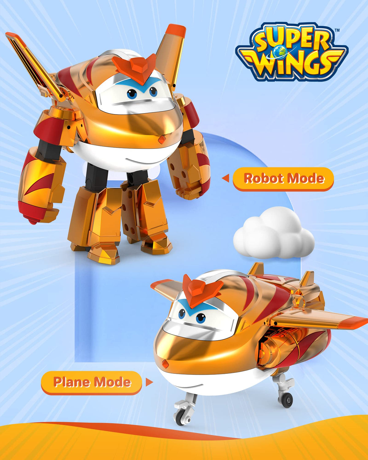 Wheels roll smoothly for indoor or outdoor pretend missions.