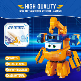 Bright colors and durable plastics support lasting, hands-on play for kids.