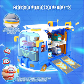 Dizzy figure from Super Wings Mini Base inspires rescue adventures