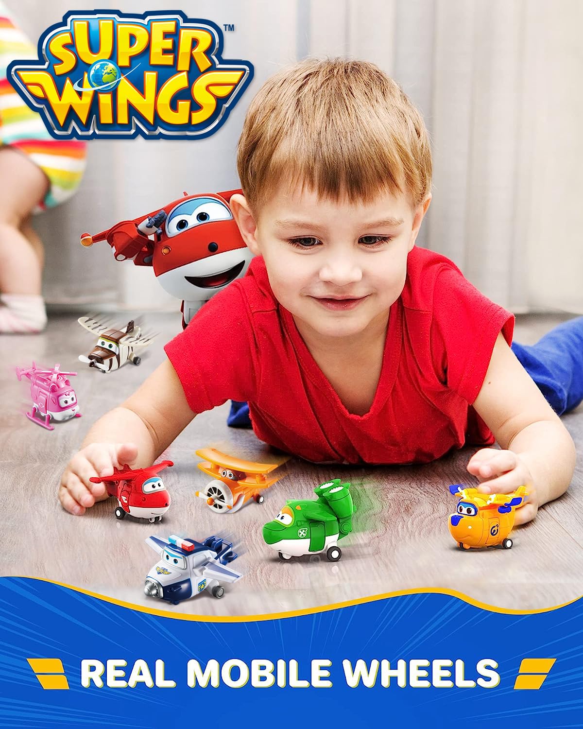 Super Wings mini-scale figures boost imaginative scenarios and social play.