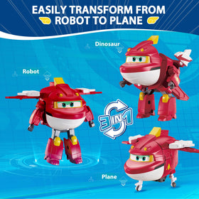 Super Wings Rattie airplane transform invites creative storytelling.