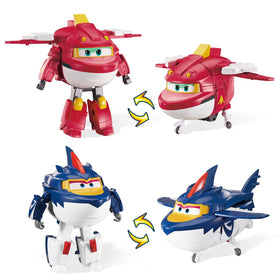 Super Wings Sharky airplane transform in action sparks imaginative play.