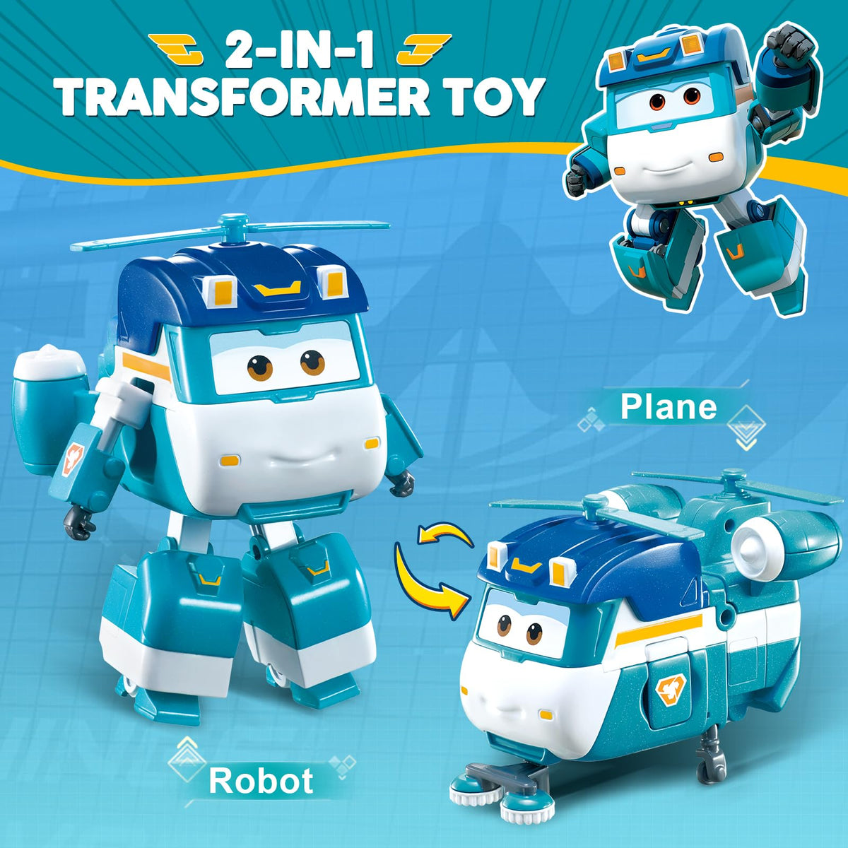 Super Wings Shine bot transformation showcases two-in-one play value