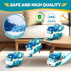 Super Wings Shine cleanup-caddy highlights organized pretend cleaning