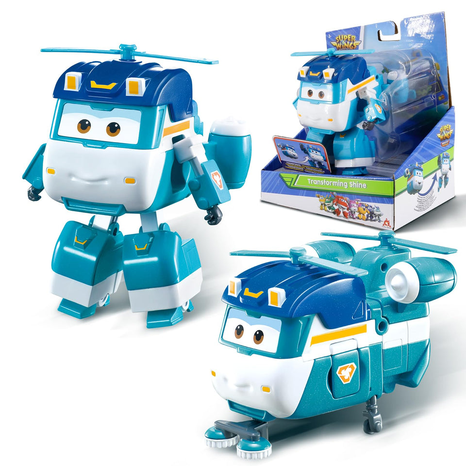 Super Wings Shine plane image for imaginative play and easy transportation