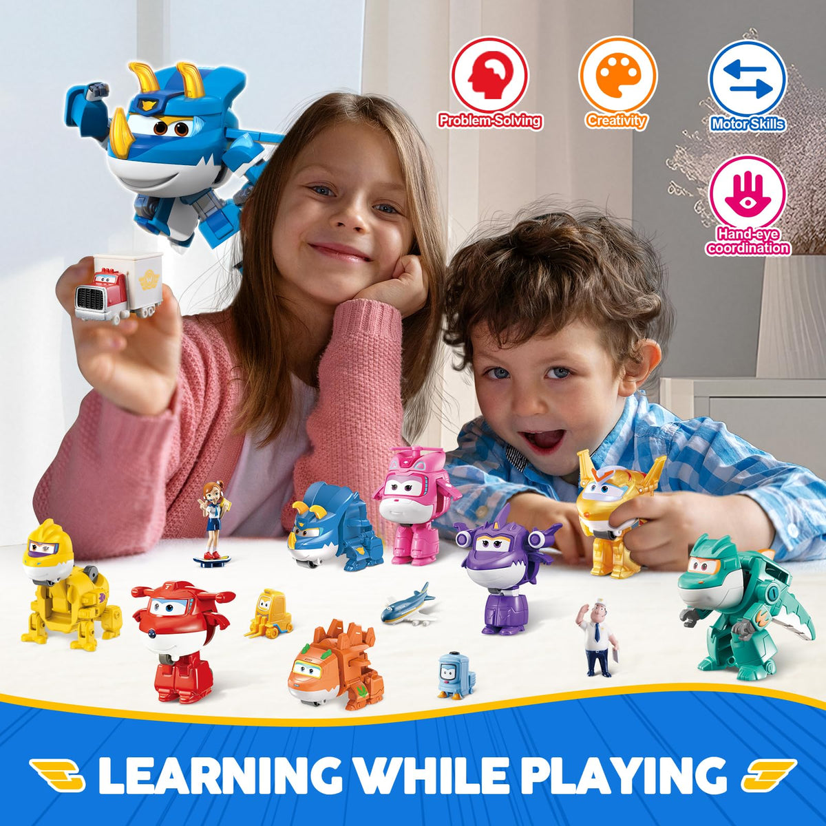 Super Wings Steggo 2-inch figure sparks prehistoric play moments