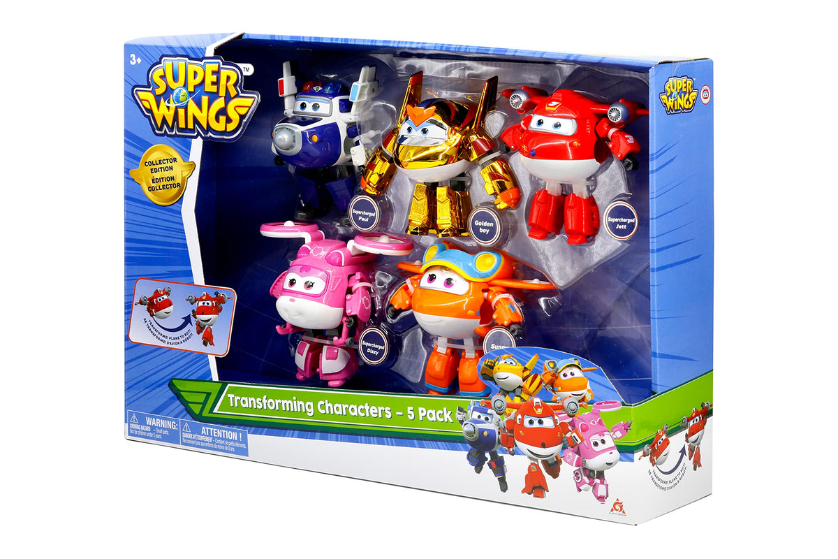 Super Wings Sunny transforming plane to robot encourages exploration and narrative play