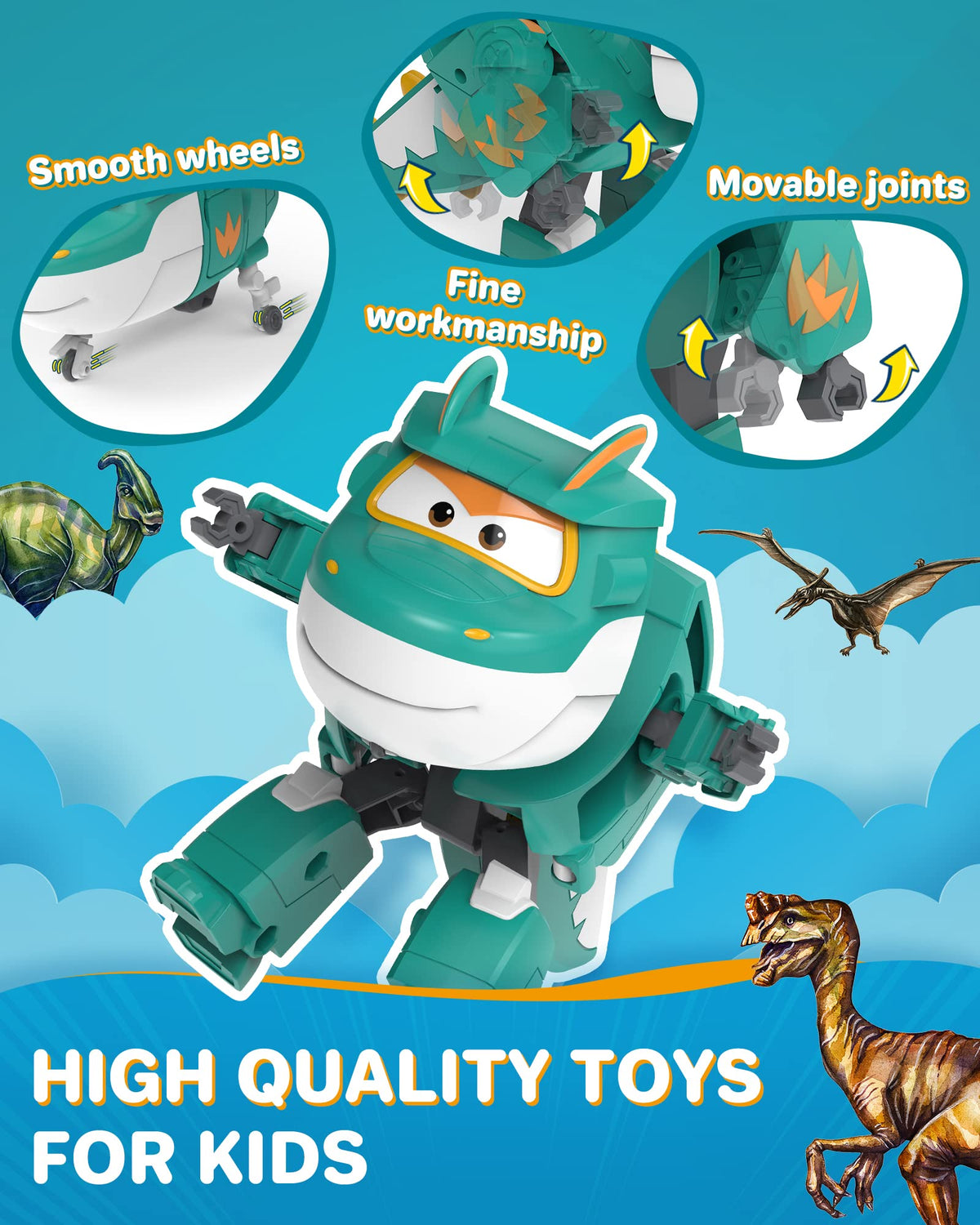 Super Wings Tino portable playtime image—great for indoors and outdoors.