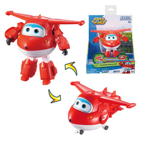 Super Wings Jett transformable toy jet airplane ready for imaginative play and exploration