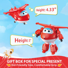 Two-in-one design from Super Wings supports versatile, clutter-free play