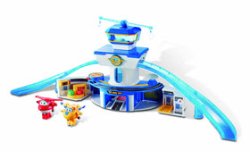 Super Wings World Airport Playset immersive airport scene for imaginative flights.