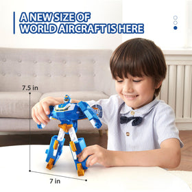 World Robot action during play with Super Wings