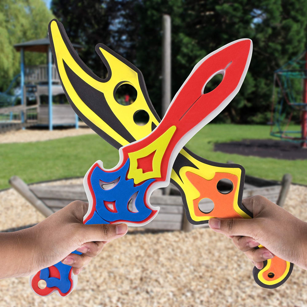 Super Z Outlet foam sword berserker design, bright visuals for dramatic battles.