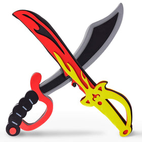 Super Z Outlet foam sword pirate design, great for costume play and backyard games.