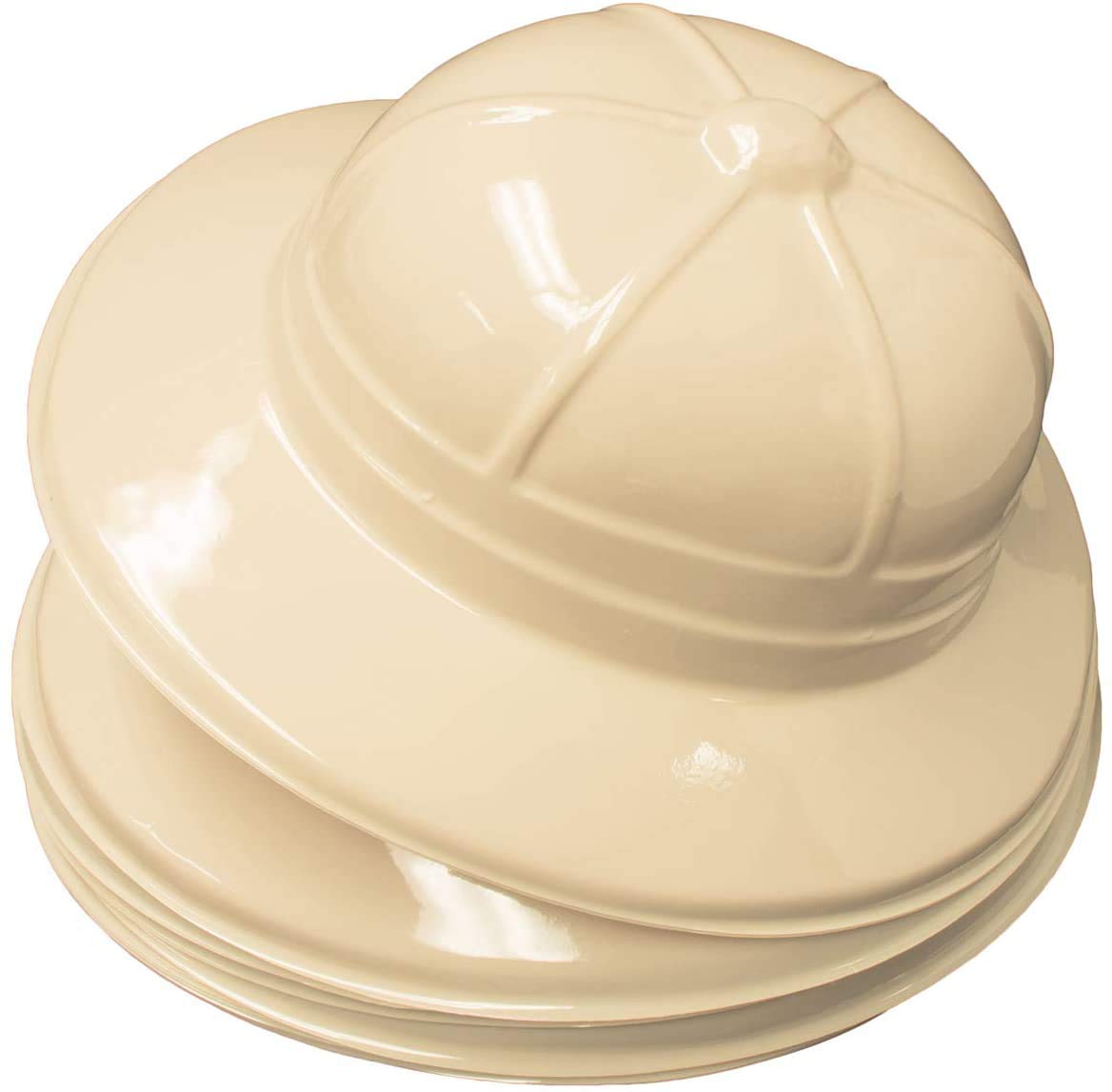 Super Z Outlet safari hat side angle highlighting lightweight plastic build