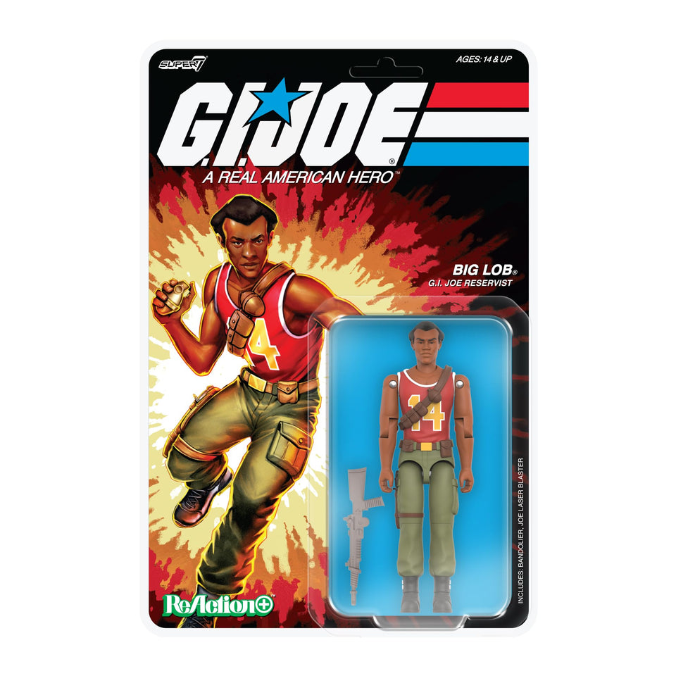 Super7 Big Lob figure front view, display-ready for retro collection.