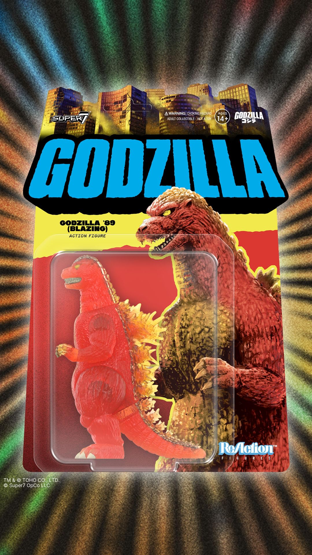 Blazing Godzilla 1989 battle pose highlights poseability for dynamic scenes