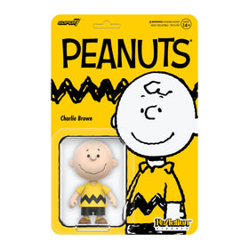 Super7 Charlie Brown blister cardback displays vintage Peanuts art for display