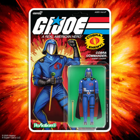 Soft goods cape included for dramatic Cobra Commander poses