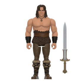 Conan Atlantean sword accessory enhances scene recreations from the 1982 film.