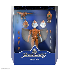 Copper Kidd figure back view highlighting sculpted wing design