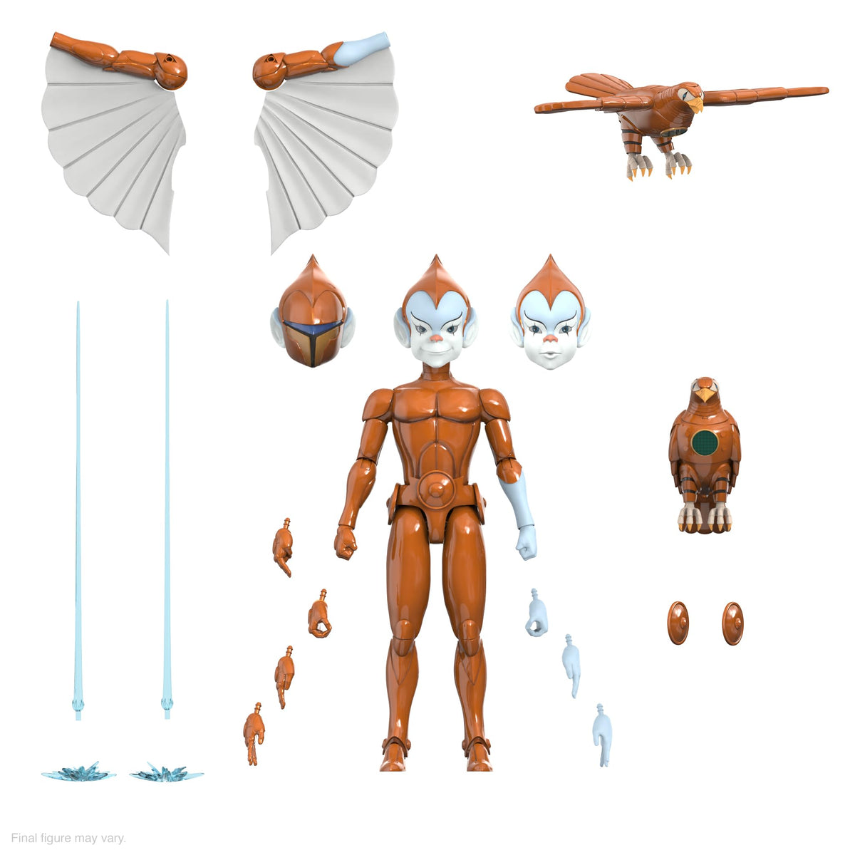 Copper Kidd figure front view with display ready detailing and paint