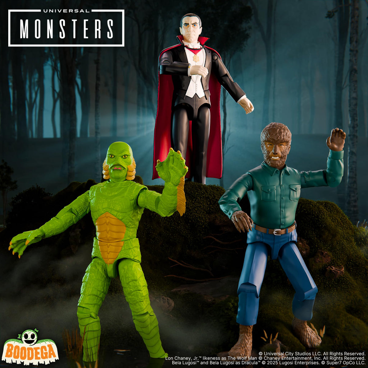 Super7 Creature figure side profile showcasing authentic retro styling for collectors