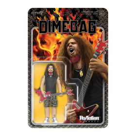 Super7 Dimebag Darrell figure front view for display and collection