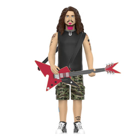 Super7 Dimebag Darrell pink beard detail highlighting iconic styling