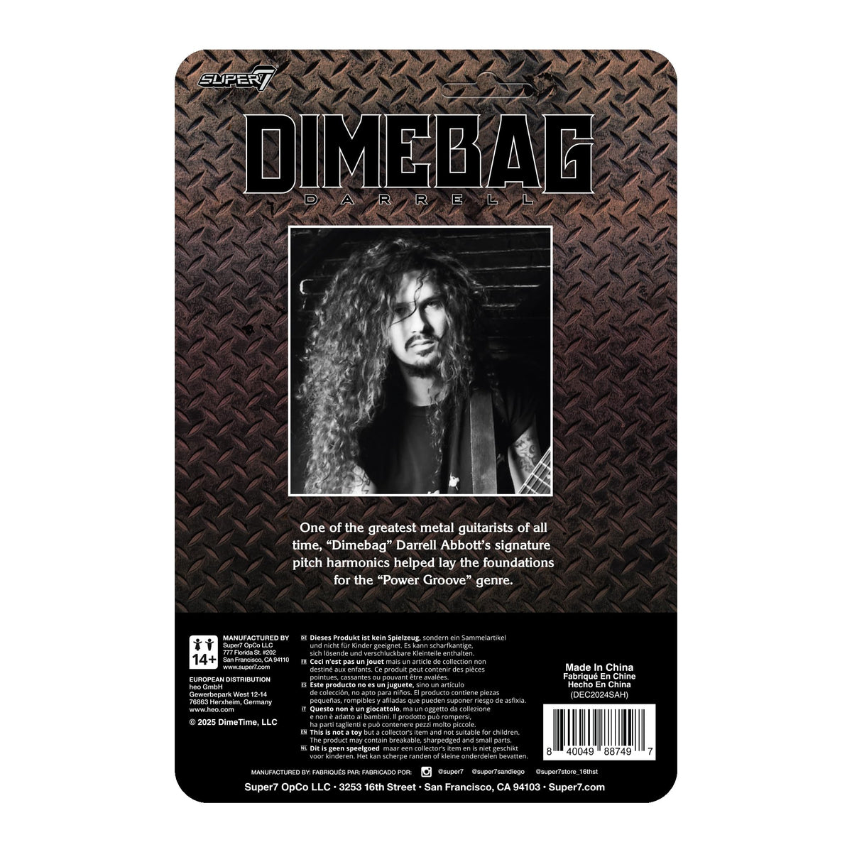 Super7 Dimebag Darrell removable guitar accessory enables recreating riffs