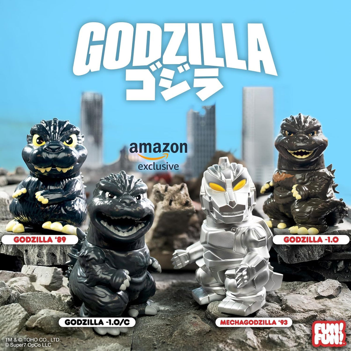 Compact 5-inch scale fits with Toho and Godzilla display collections.