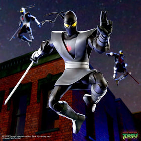 Super7 Foot Ninja ULTIMATES! figure front view for display and poseability.