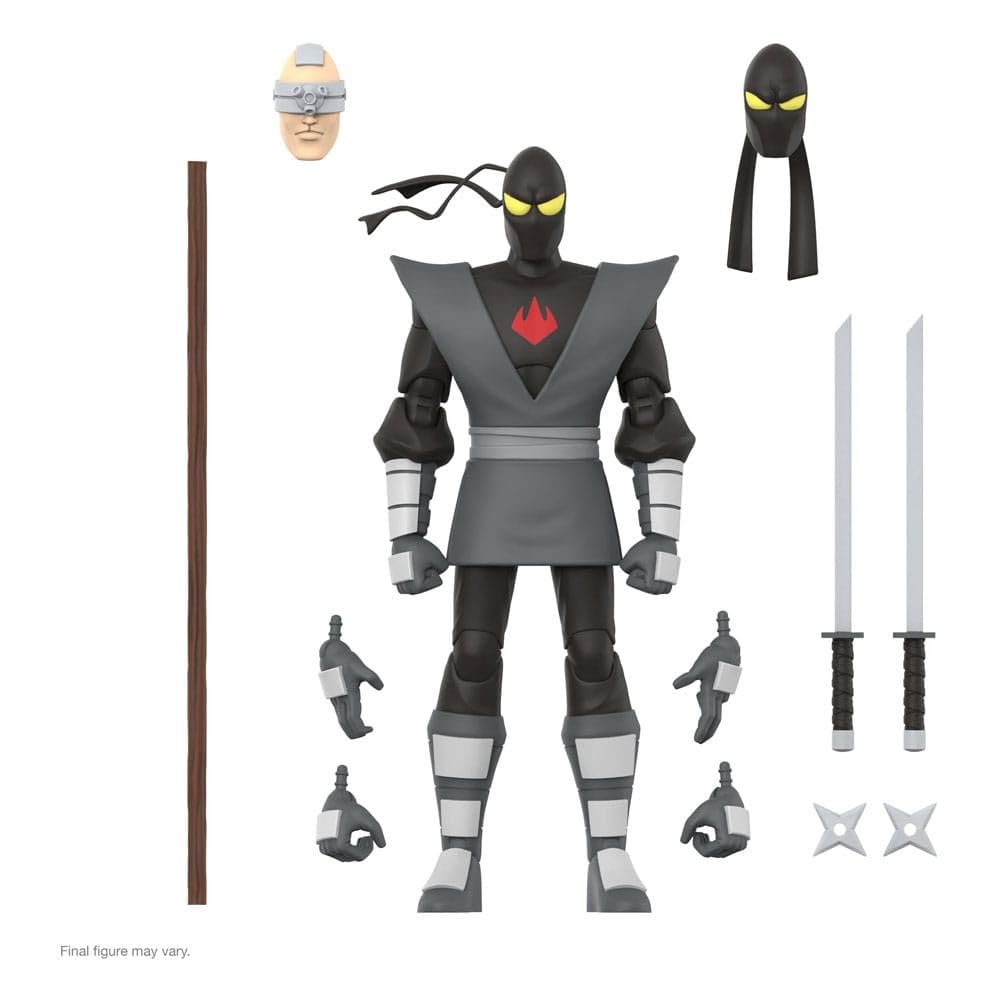 Super7 Foot Ninja ULTIMATES! in action pose ready for battle scenes.