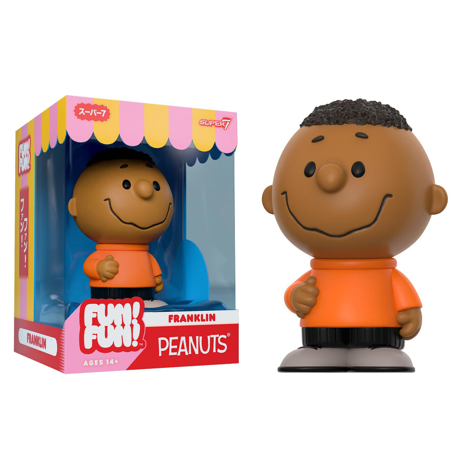 Super7 Franklin 5-inch figure ready for shelf display and collection.