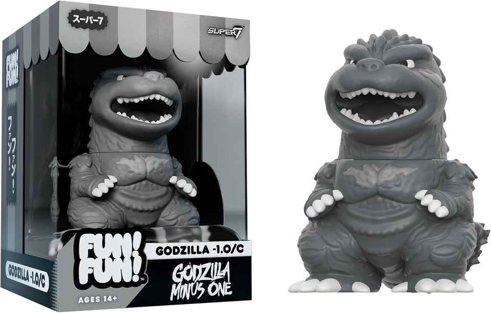 Super7 Godzilla Minus One grayscale figure, 5-inch display-ready collectible.