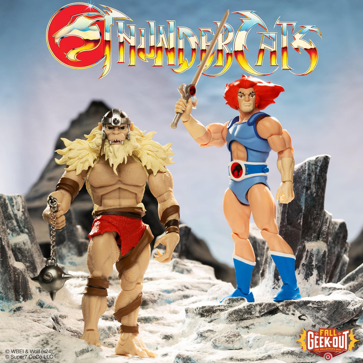Super7 Lion-O 19-point articulation enables dynamic poses