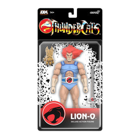 Super7 Lion-O Deluxe figure with Sword of Omens for display and play