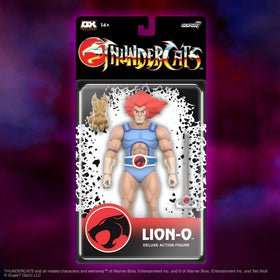 Super7 Lion-O premium paint details capture classic cartoon vibe