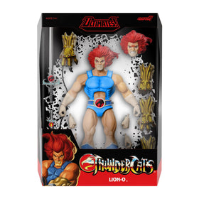 Super7 Lion-O ULTIMATES! interchangeable heads and hands expand play possibilities