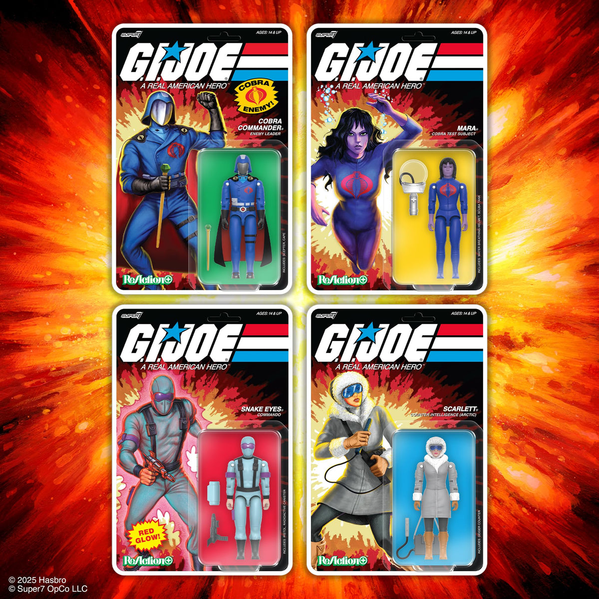 Super7 Mara 12 points of articulation enables dynamic posing.