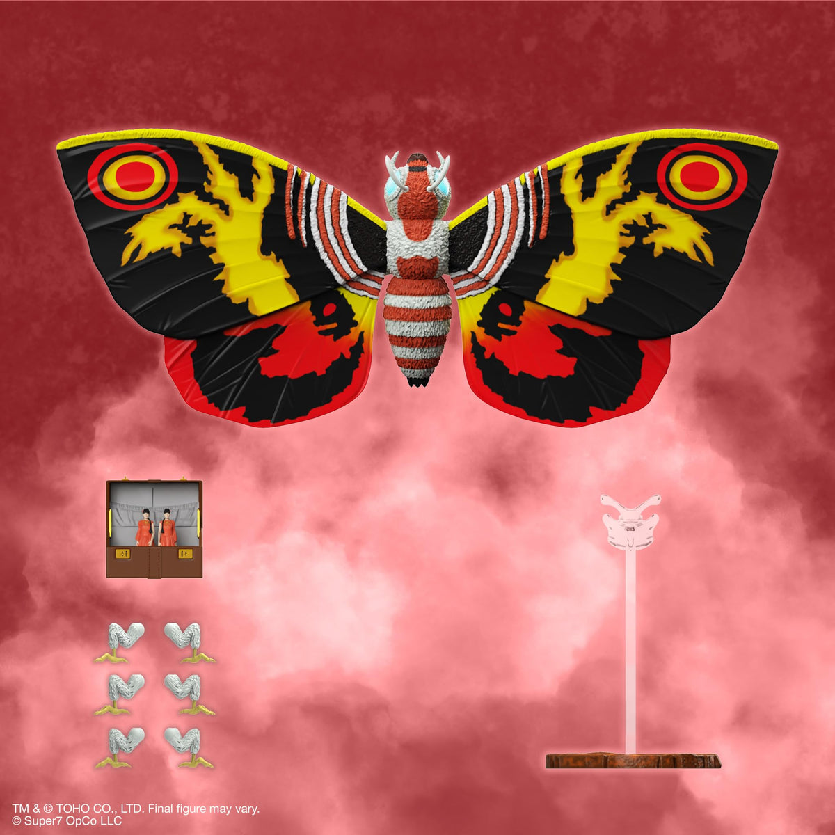 Super7 Mothra ULTIMATES! 7-inch scale fits with other retro collectibles.