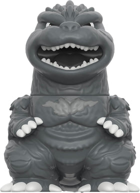 Neck articulation on grayscale Godzilla Minus One allows dynamic posing.