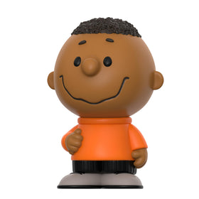 Peanuts fans add a classic retro vibe with this Franklin collectible.